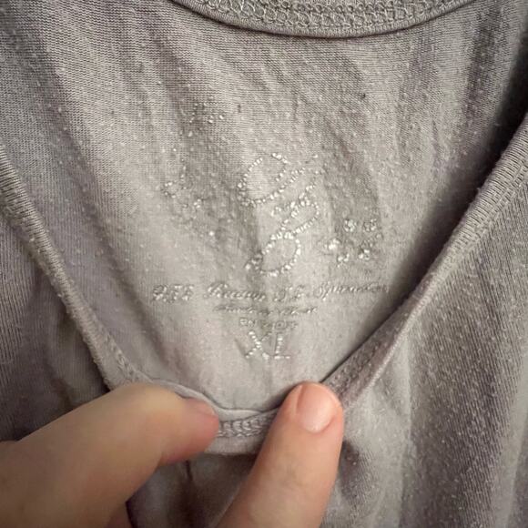 Old Navy Super Soft Light Gray Tank Top Size XL - Picture 4 of 4